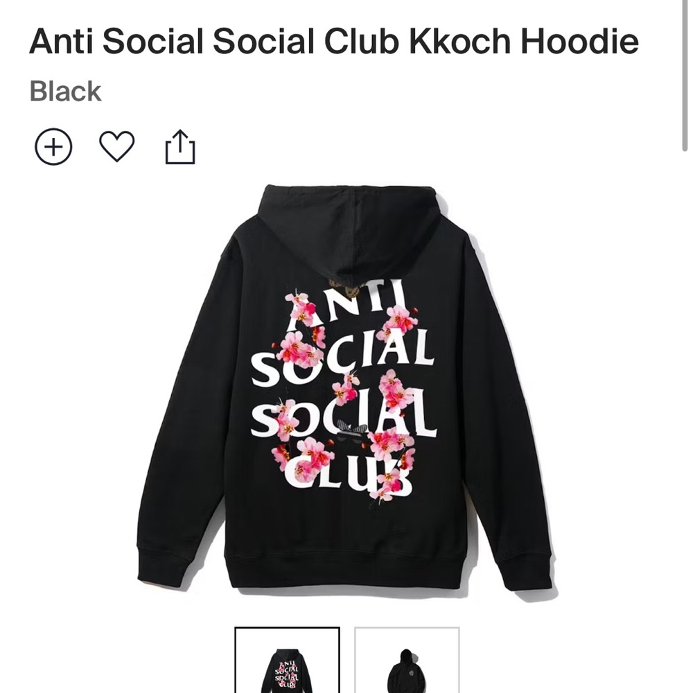 Anti Social Social Club Kkoch hoodie